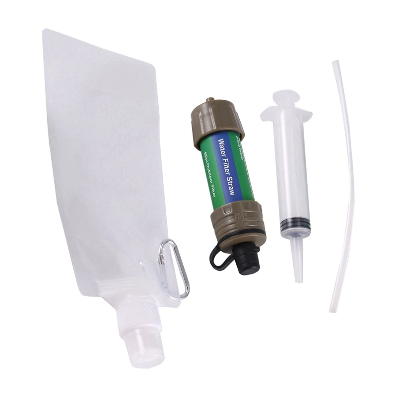 A92U-Outdoor Water Purifier Water Filter Straw Water Mini Filter Filtration System For Outdoor Activities Emergency