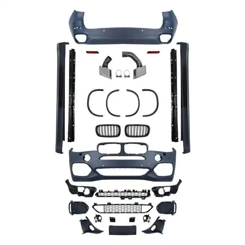 Suitable for BMW X5, including an MT-style front and F15 bumper, models from 2013-2017 Body kit