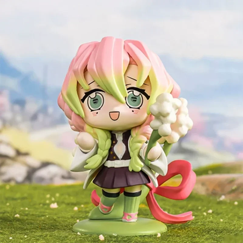 Pop Mart Demon Slayer Geboorte Bloem Serie Blind Box Guess Bag Mystery Box Speelgoed Pop Leuke Anime Figuur Ornamenten Gift Collection