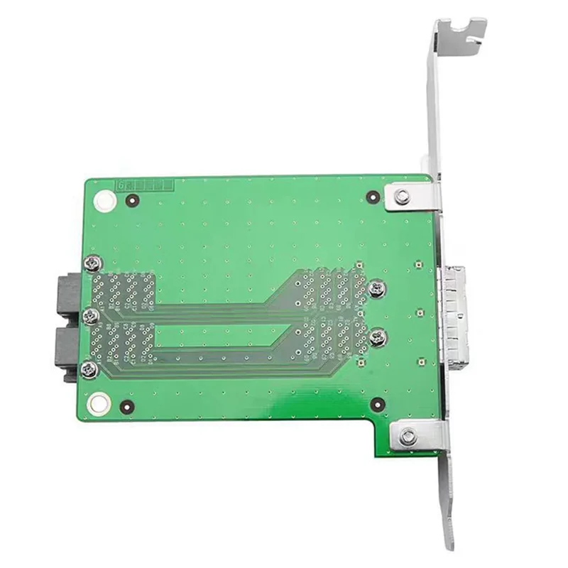 

2-Port Expansion Card SFF-8644 To SFF-8643 8 SAS/SATA SSD 6Gbps Mini SAS HD Riser Card
