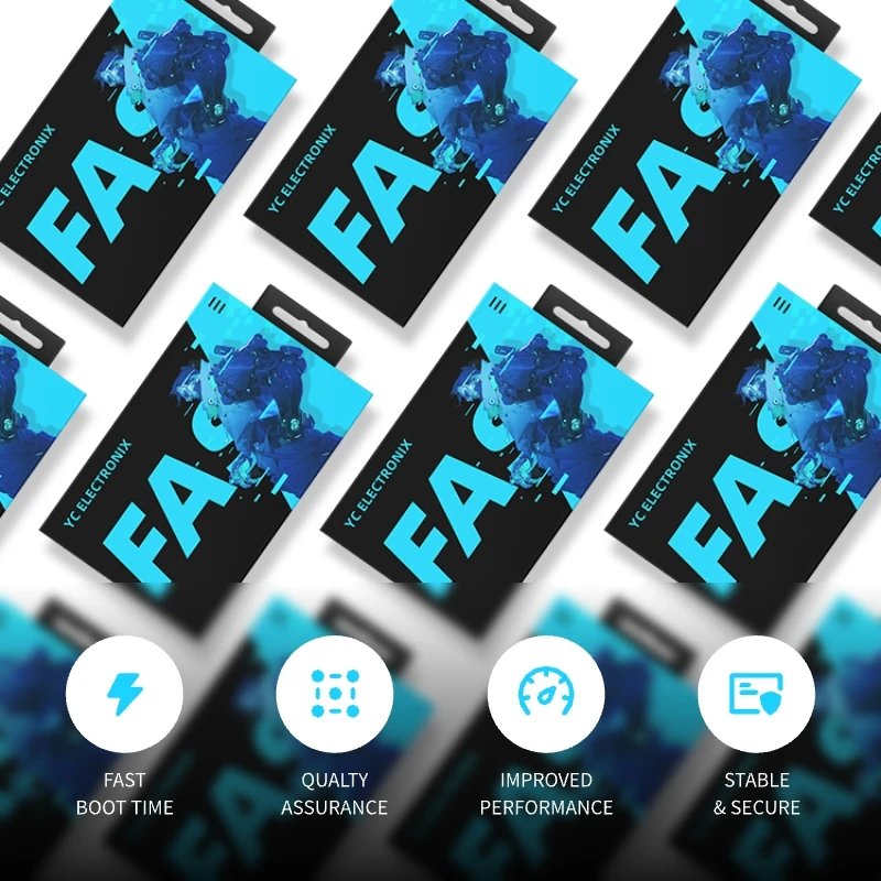 YC ELECTRONIX عالي السرعة m.2 NVMe PCIe 3.0 2280 للكمبيوتر المحمول 256gb 512gb 1tb 2tb 4tb SSD