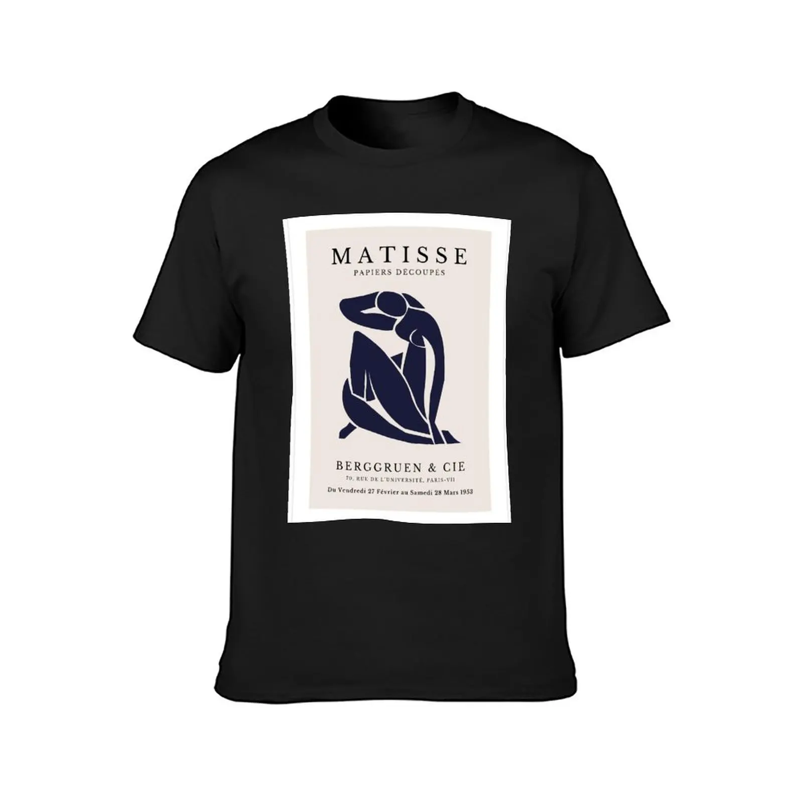 matisse papiers decoupes T-Shirt new edition sports fans summer top designer t shirt men