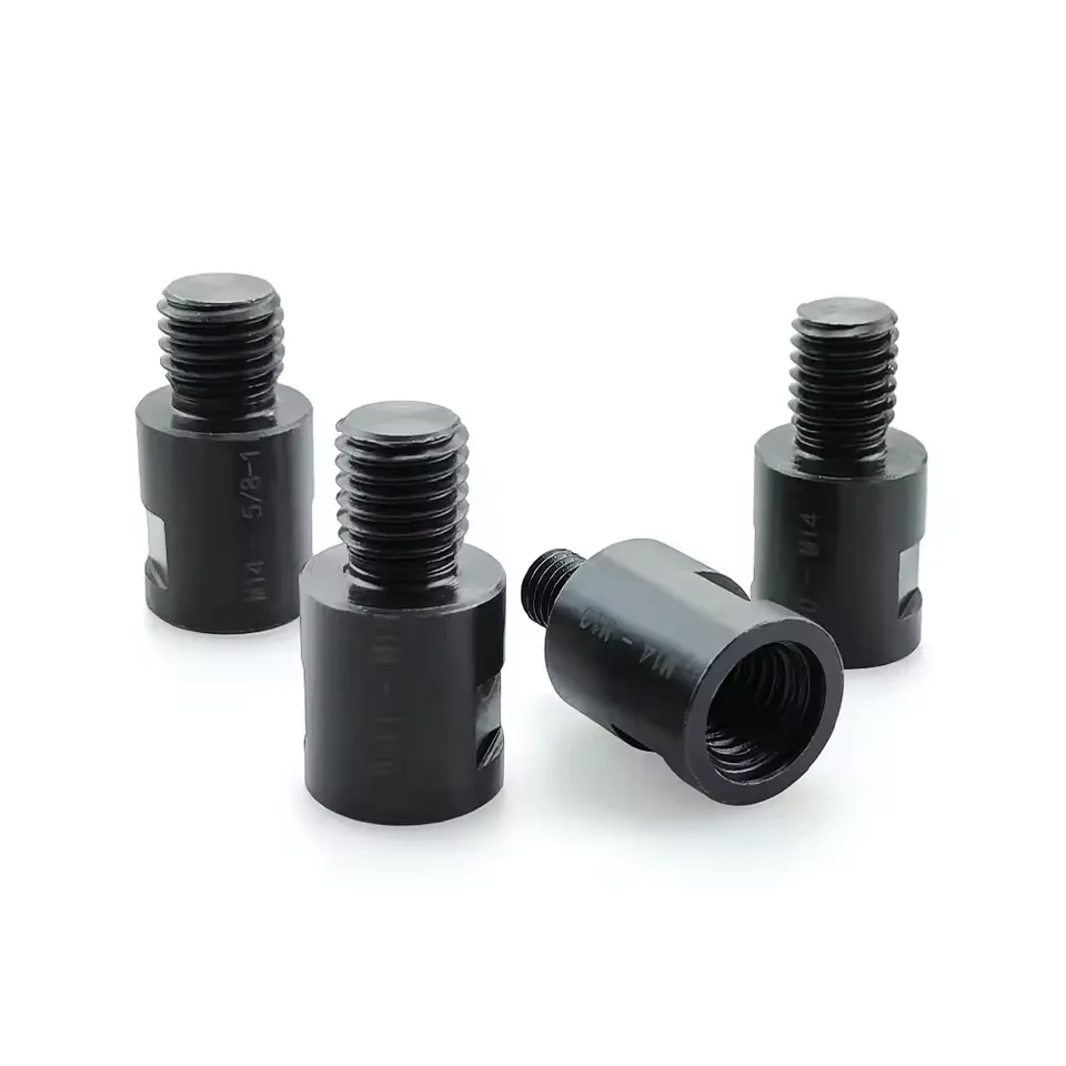 

M10 M14 5/8-11 Adapter Angle grinder Polisher Interface Connector Thread Converter Screw 1/4PC Connecting Rod Nuts Slotting Tool