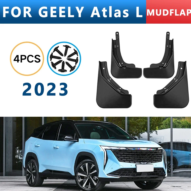 

Mud Flaps Fit for GEELY Atlas L Starray 2023 Mudguards Tire Fenders Splash Proof Accessories Wheel Guards 4ps