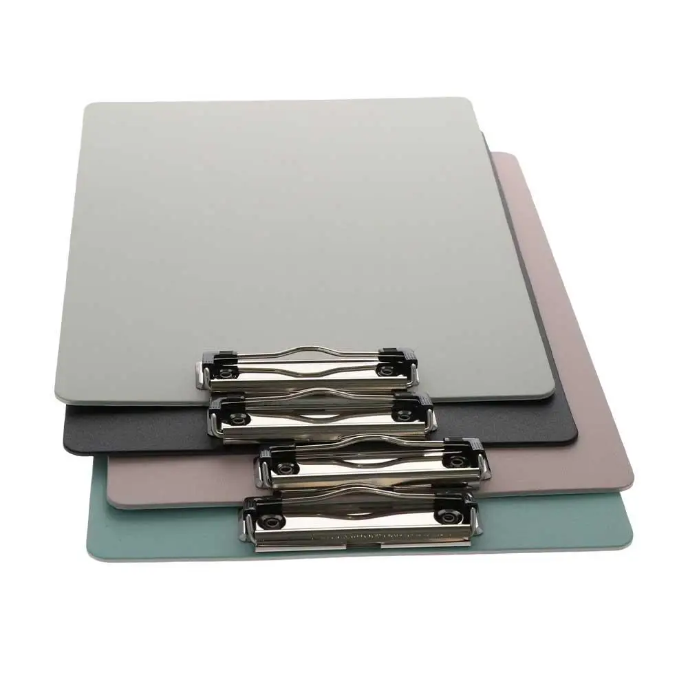 

with Low Profile Clip Clip Board School Office Stationery Supplies Writing Pad File Folder Splint Memo Clip Plastic Clipboard