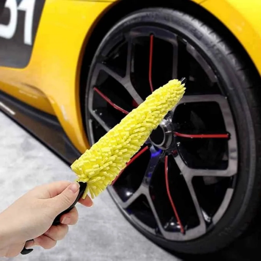 

Car Wheel Cleaner Brush Soft Microfiber Non-Scratch Sponge Brush, Highly Water-Absorbent Tire Gap Cleaning Tool, for Car Rims/Steel Rims/Vehicle Detailing, Auto Accessories Car Cleaning Supplies