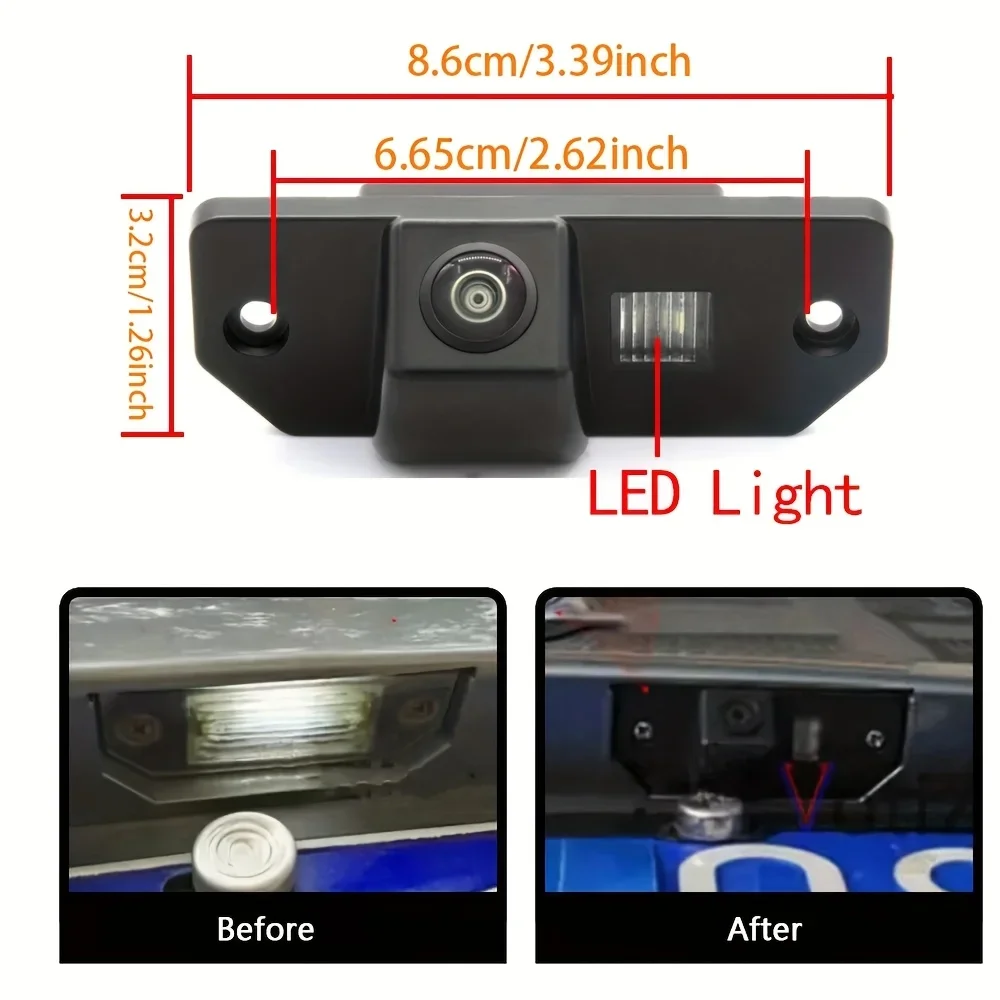 

Специальная светодиодная лампа номерного знака, замена парковочной камеры заднего вида, подходит для Ford Focus, C-MAX, Turnier, Wagon (2004-2011)