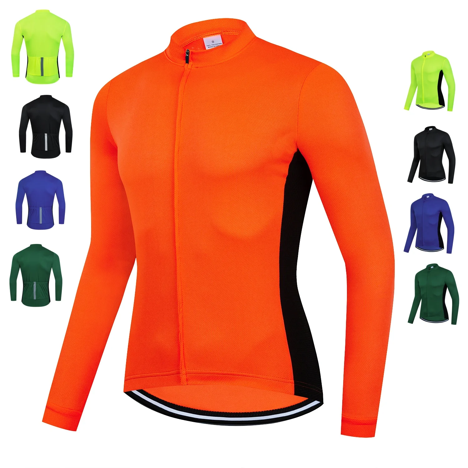Ropa deportiva de ciclismo para hombres y mujeres, ropa deportiva de ciclismo ajustada de manga larga, ropa deportiva de ciclismo de carretera, equipo profesional