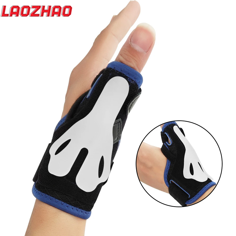 1Piece Thumb Brace & Wrist Stabilizer (Fits Left and Right) - Thumb Spica Splint for Arthritis,Support Wrap for Men and Women