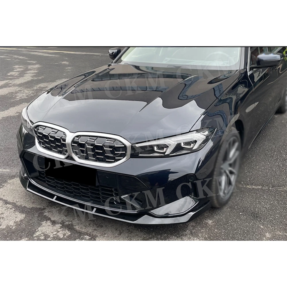 

ABS M Style Front Bumper Lip Chin Spoiler Car Styling Body Kits Accessories for BMW 3 Series G20 G28 LCI Sport 2023+