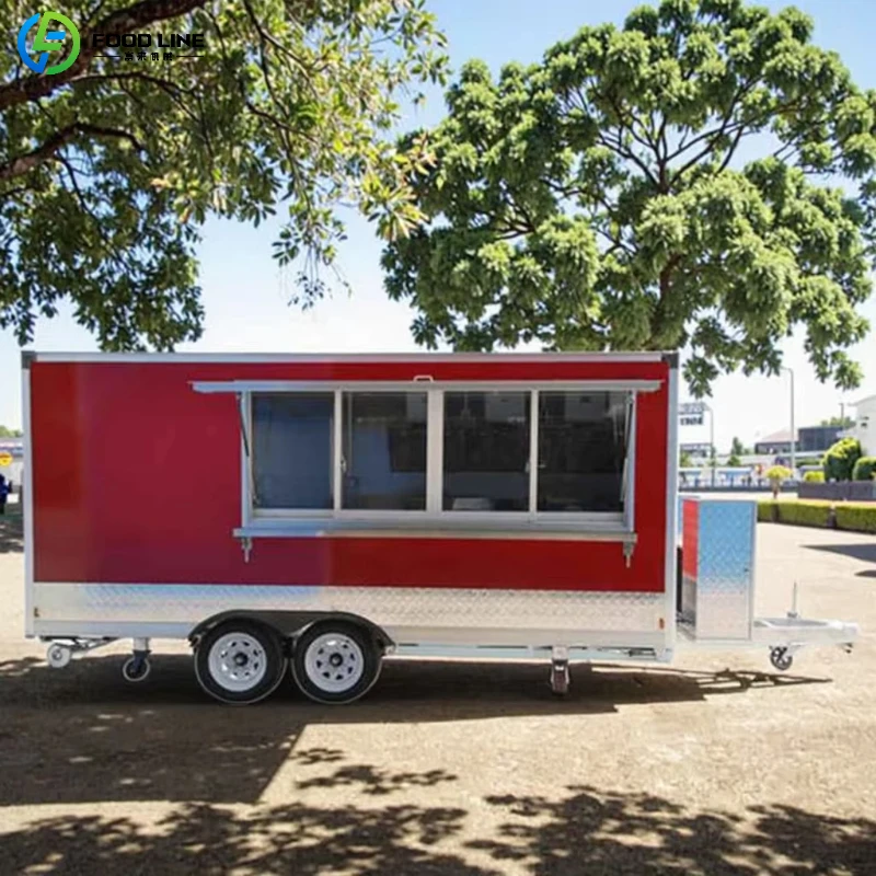 

Customized Large Size Mobile Food Truck Multi Purpose Food Trailer for Wedding Party Festival Catering