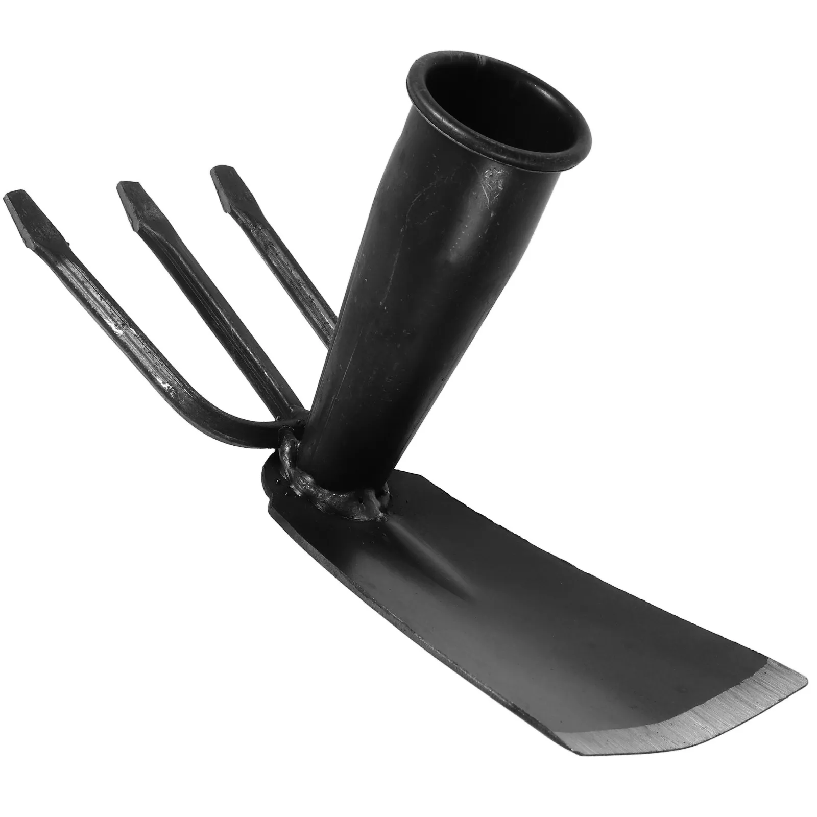Heavy Duty Garden Hoe Rake Combo Tool – Carbon Steel Weeding Cultivator for Flowers, Vegetables & Fertilizing