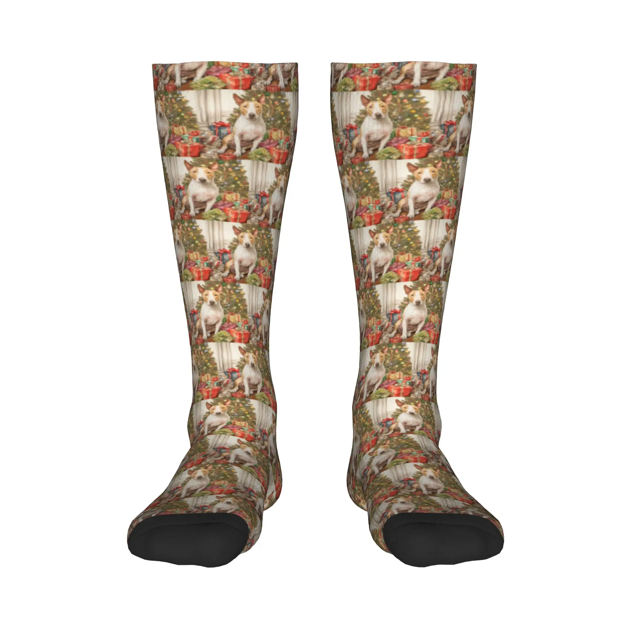 

Crew Stockings Christmas Staffordshire Bull Terrier Dog Socks Harajuku Crazy Hip Hop Long Socks Accessories for Men Women Gifts