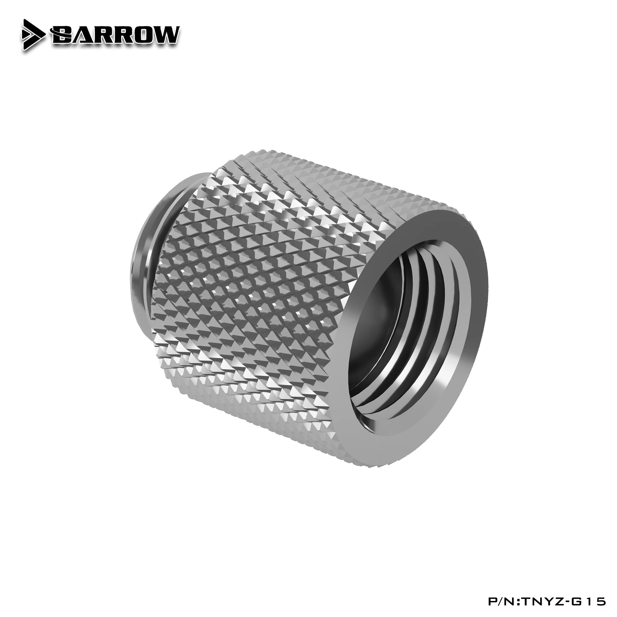 

BARROW (Extend 15mm) Fitting G1/4'' M to F Extend Connect Adapter Male to Female Increase 15mm Length Connector Cooling System