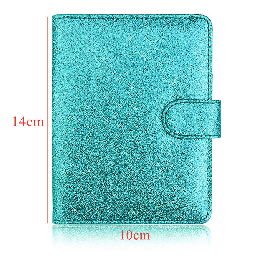 1 Piece RFID Blocking Glitter Passport Cover Case Card Holder With Magnetic Buckle Travel Accessories Wallet For Women Or Grils