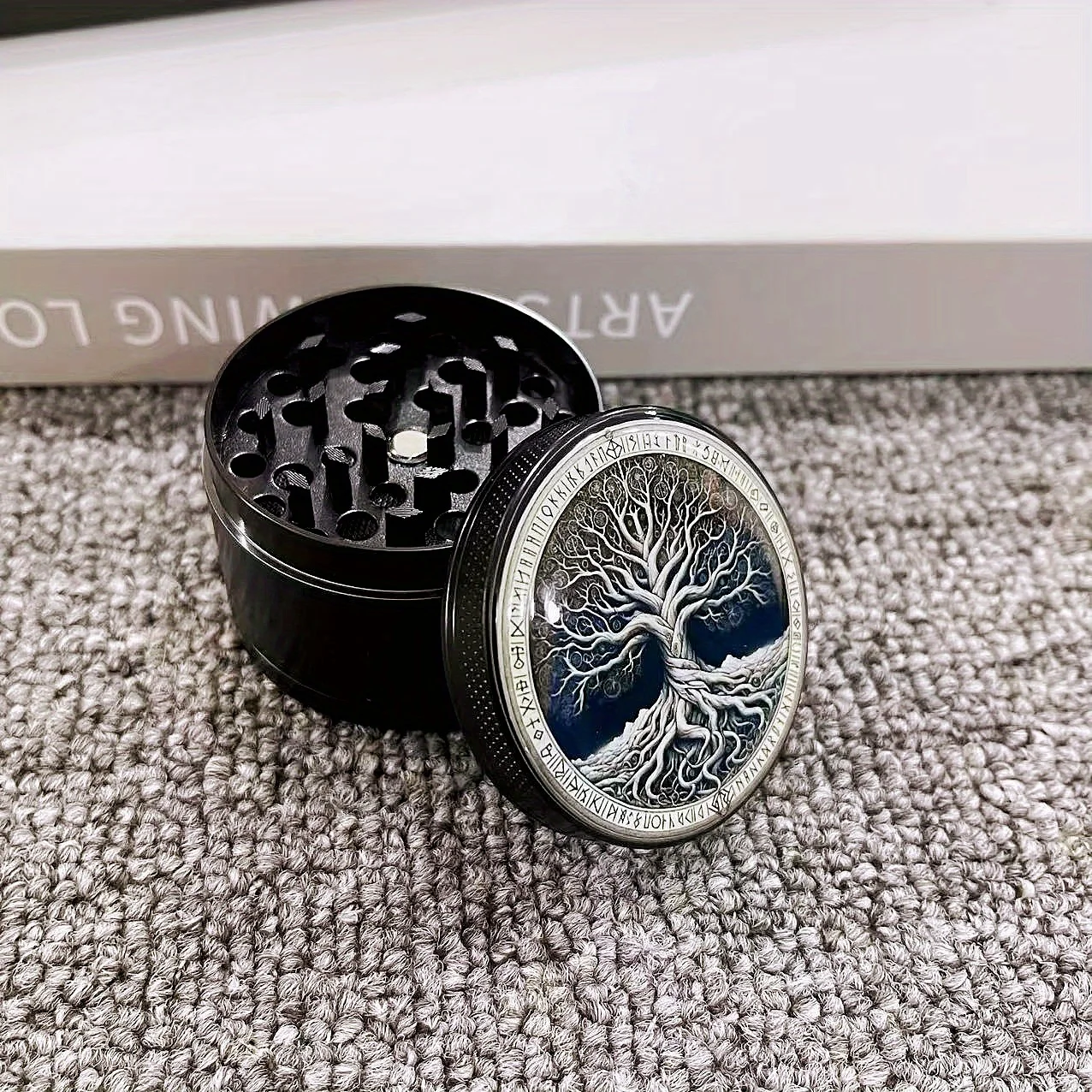 2/2.5inch Metal Tree Herb Grinder 4-Layer Mortar Mill Bohoi Tree Crusher Tobacco Grass Grinder Smoking Cigarette Accessories