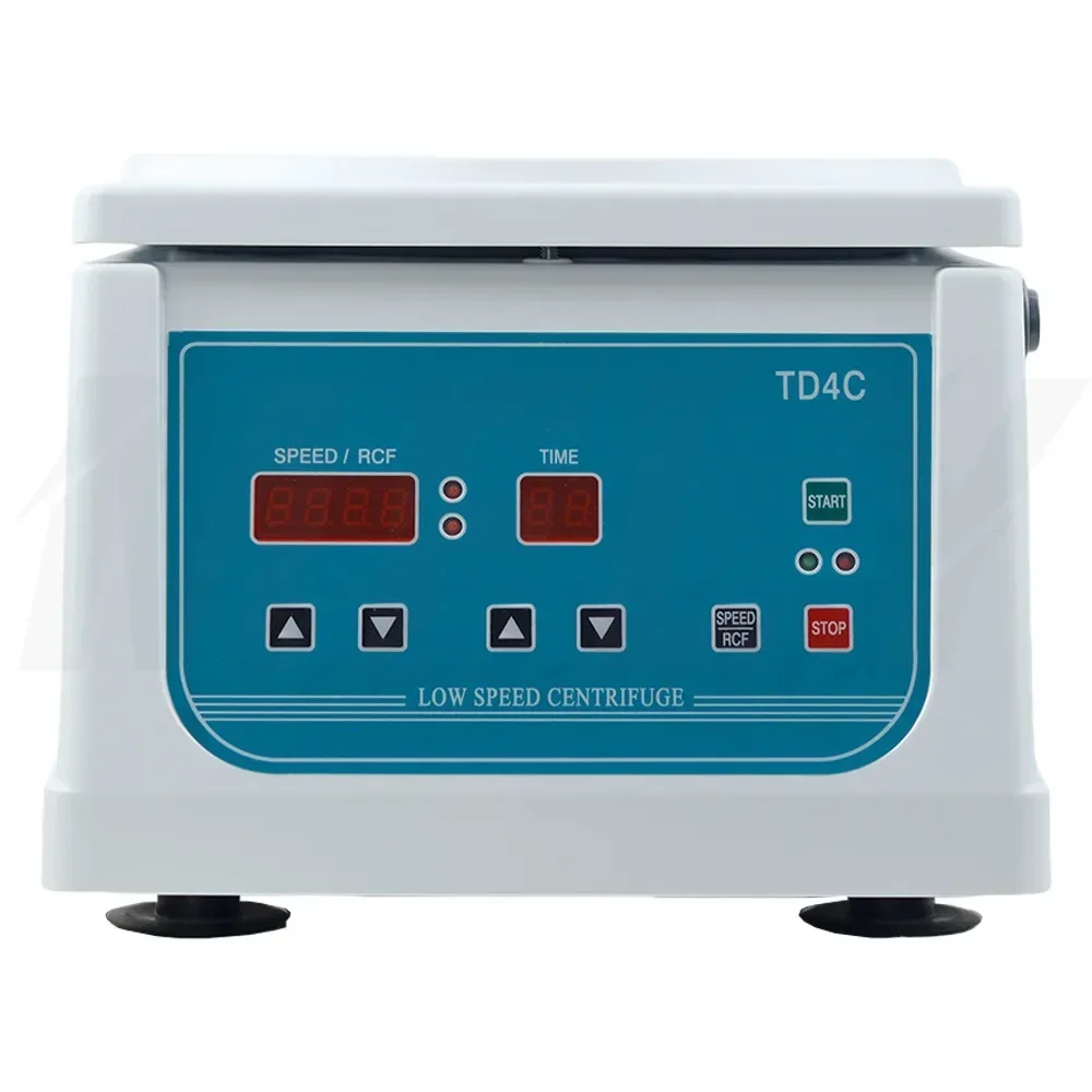 TD4C مختبر الطرد المركزي الكهربائية منخفضة السرعة PRP الطرد المركزي شاشة ديجيتال سطح المكتب آلة الطرد المركزي 0-4000 دورة في الدقيقة قابل للتعديل