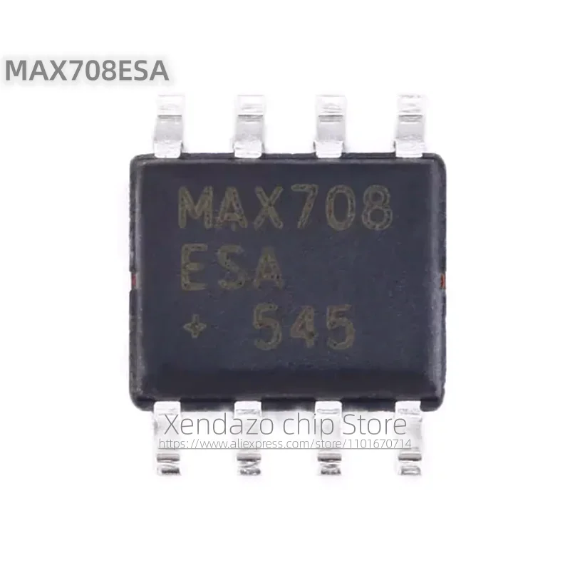 5pcs/lot MAX708ESA+T MAX708ESA MAX708 SOP-8 package Original genuine 3v Microprocessor MCU monitoring chip