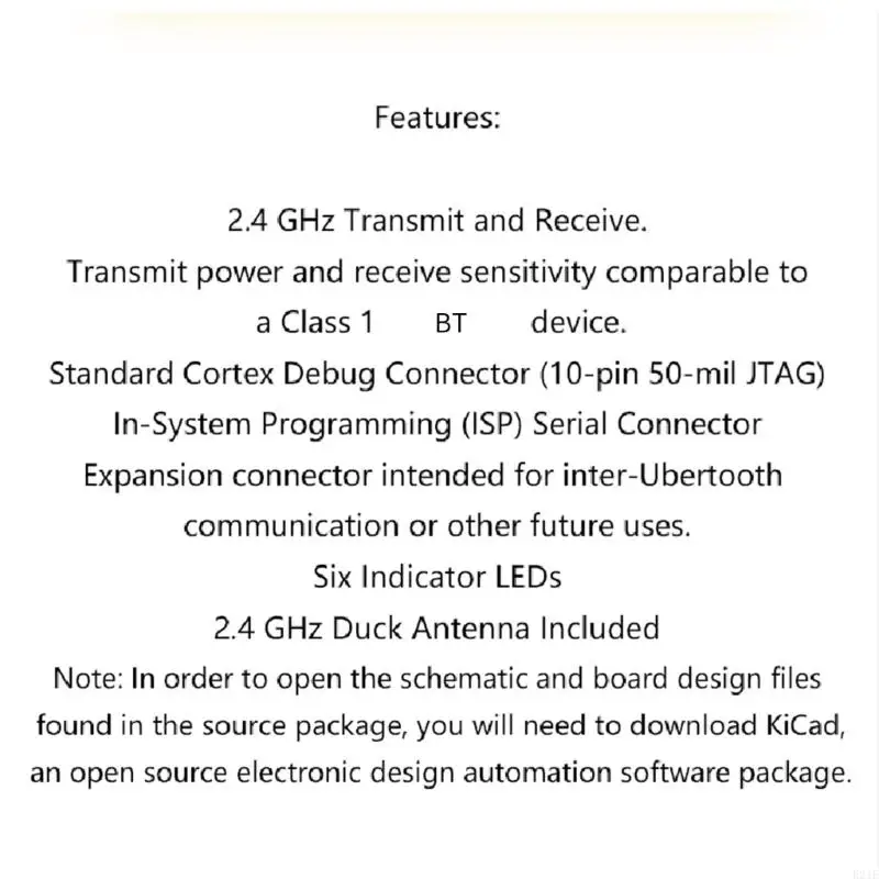 E21E Upgraded Ubertooth Wireless Device Support Latests Firmware