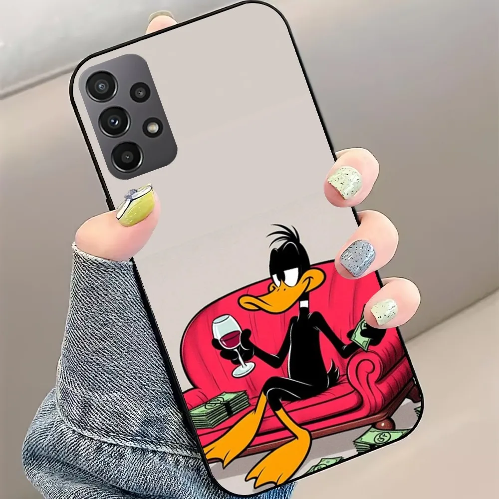 Cartoon Daffy Duck Phone Case For Samsung Galaxy A52 A53 A71 A30 S A72 A73 A80 A91 Shell