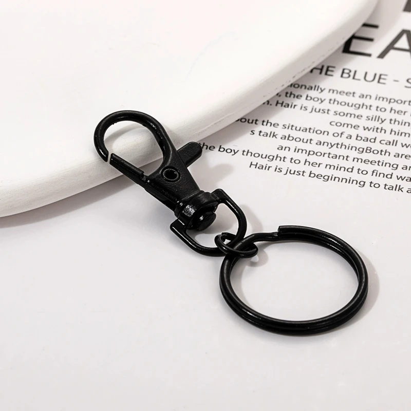 

Meetee 10-50Pcs O Ring for Keychain Carabiner Clips 25mm Swivel Loster Clasp Dog Collar Hanger Rings Hook DIY Sewing Accessories