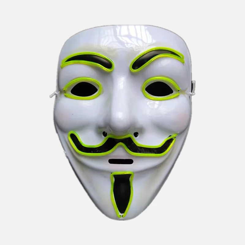 5PCS V-shaped Revenge Mask Hacker Alliance Killer Group Cosplay Guy Fawkes Mask Fan Festival Movie Accessories Horror Halloween