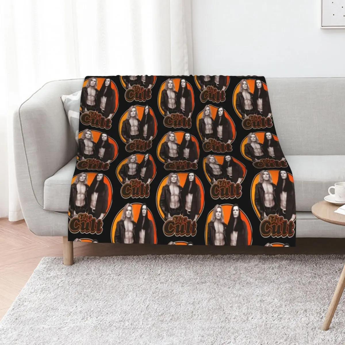 

The Cult Band Retro The Cult Band Tribute Throw Blanket Soft Beds Flannel Summer Beddings warm for winter Blankets
