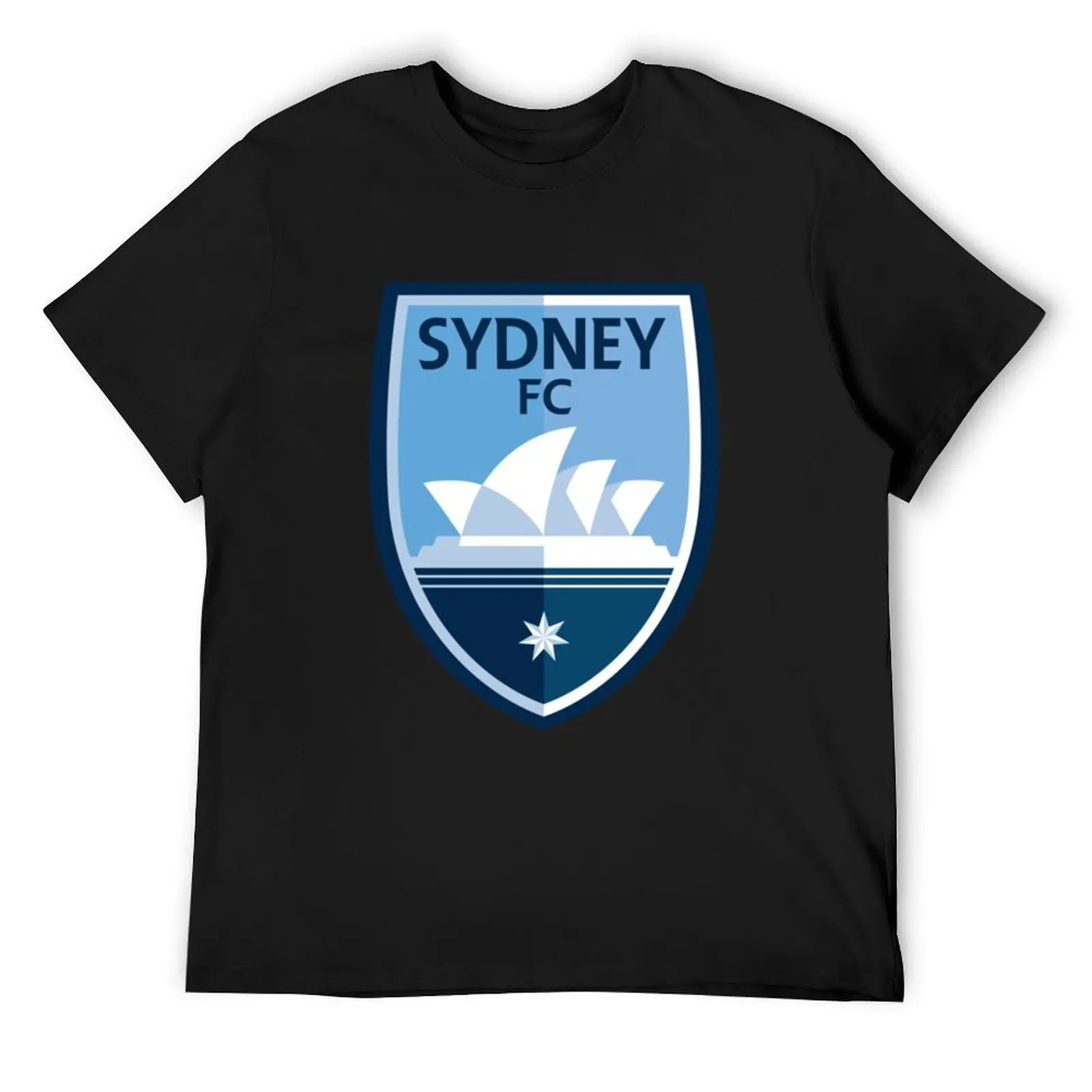 Футболка с логотипом Sydney Fc, винтажная персонализированная футболка, одежда, персонализированные рубашки в стиле аниме, мужские рубашки