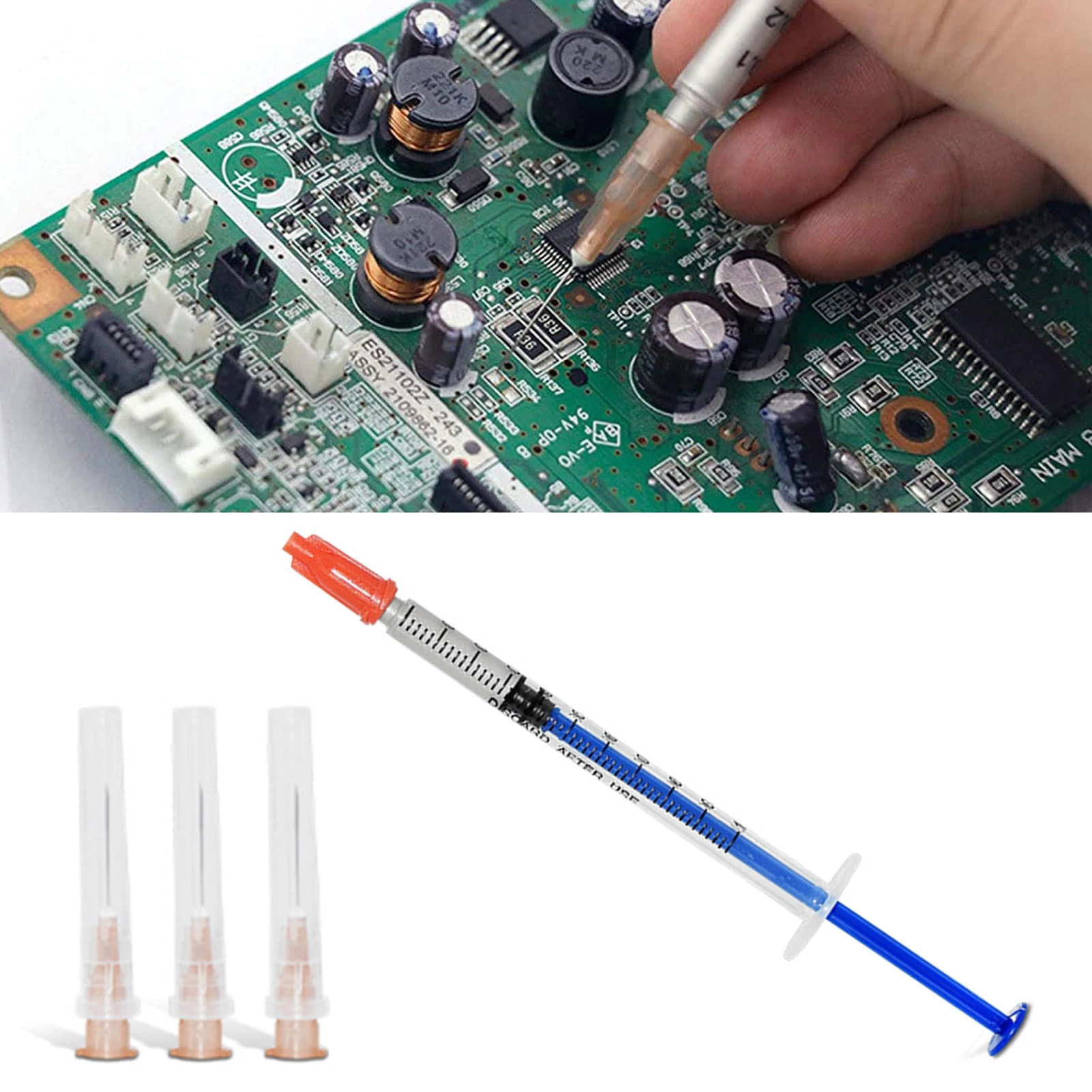 

Conductive Silvery Paint Pen for PCB Circuit Restoring Circuit Traces Conductive Adhesive Pen for Electronic Components DIY