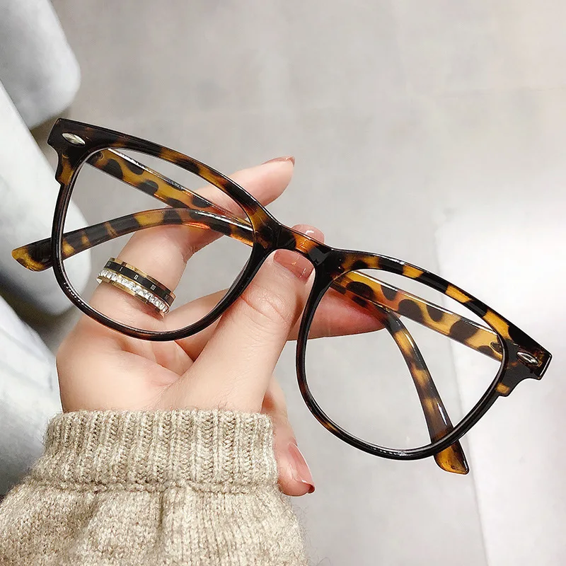 Transparant Anti-blauw Licht Bijziendheid Bril Vrouwen Mannen Ultralight Brillen Oversized Near Sight Bril Dioptrie -1.0 Tot -6.0