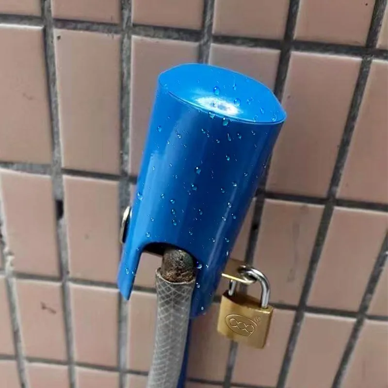 1 Set Water Faucet Lock Outdoor/Kitchen/Garden Hose Tap Metal Faucetlock System, Child-Proof for Valves Faucets Locks Water