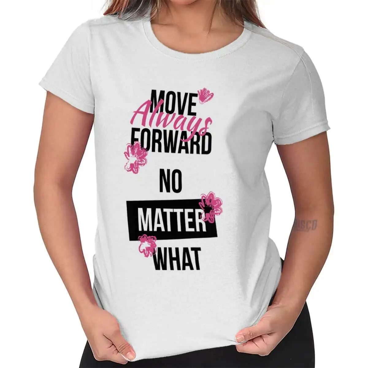 Женская футболка с графическим принтом для занятий йогой