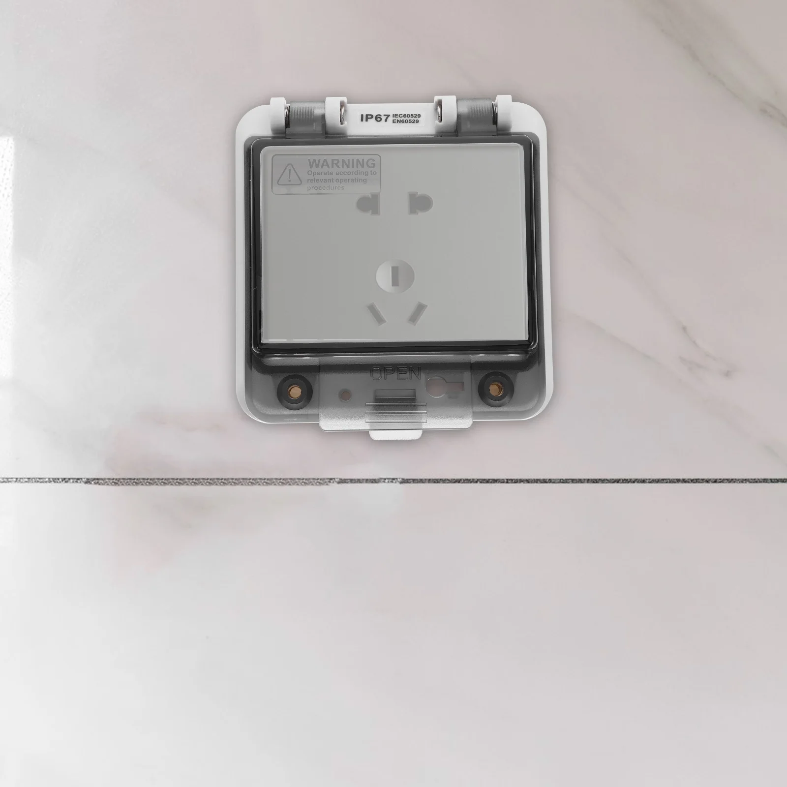 

Waterproof Circuit Breaker Distribution Protection Pc Impact Resistant Visual Window Indoor Electrical Outlet Cover