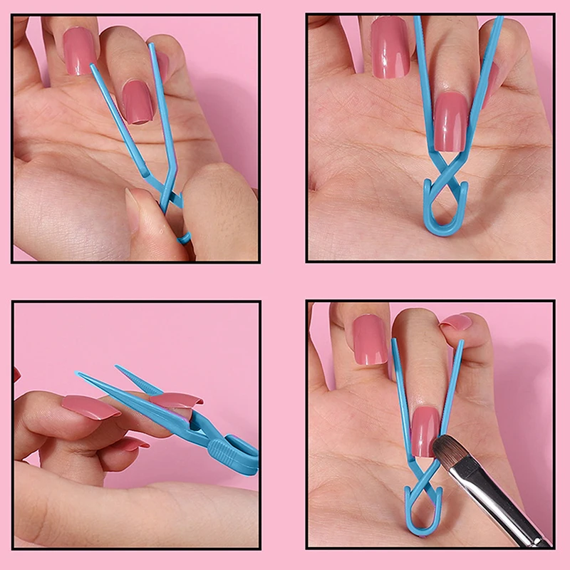10/20 Pcs Prevent Nail Glue Overflow Clip Assisted Positioning Nail Art Coloring Protection Clips Manicure Nail Protection Tools