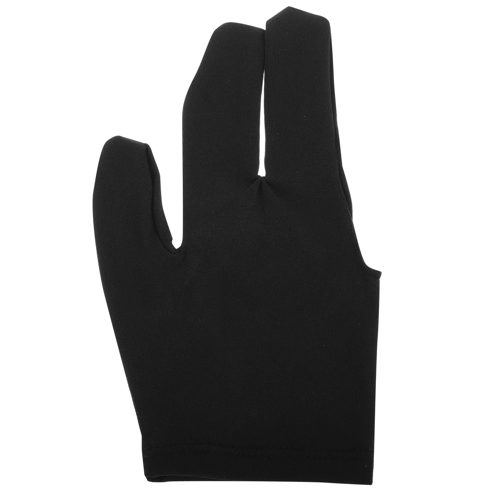 

Three Finger Pool Gloves Black Billiard Gloves Left Hand Cue Sport Snooker Accessories Nonslip Breathable Mesh Fit