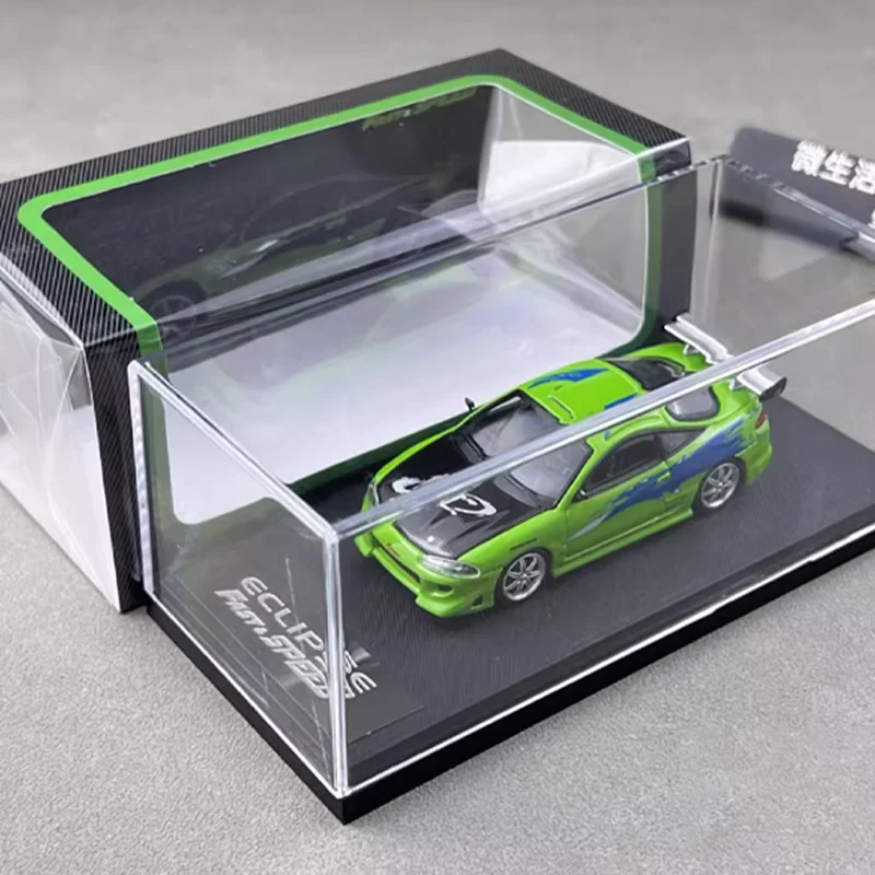 Schnelle Geschwindigkeit 1/64 Mitsubishi Eclipse D30 Robocar Legierung Spielzeug Motor Fahrzeug Diecast Metall Modell Geschenke