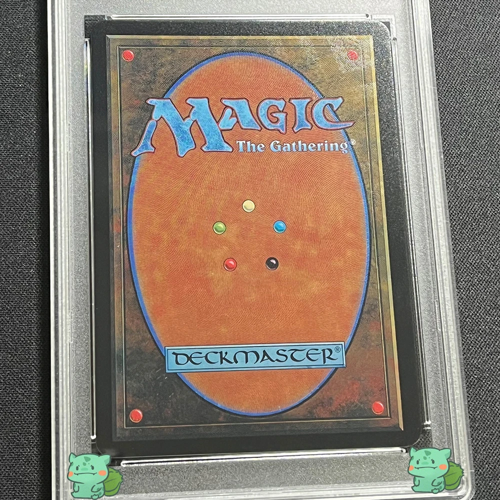 Etiqueta holográfica de 10 puntos para colección de MTG Black Lotus Alpha, Gema MT, con funda, réplica, regalos para niños