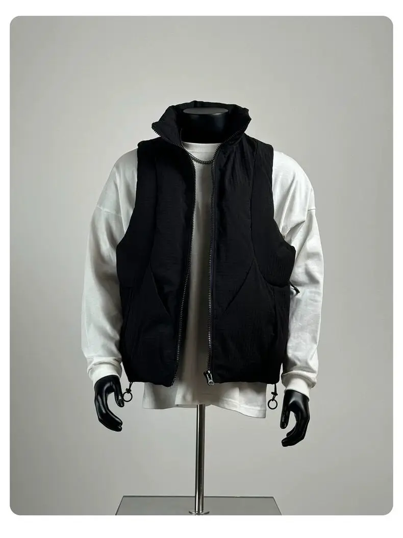 Chalecos Chalecos Gruesos Para Mujer Largo Primavera Cachemira Slim-Fit Estilo Minimalista Urbano Transpirable Fácil Cuidado Suave Al Aire Libre