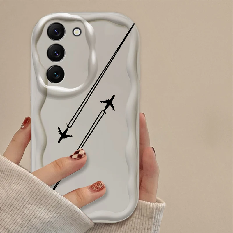 Airplane Route Case for Galaxy A36 5G A35 A34 A33 A32 4G A30 A25 A24 A23 A22 A20 A16 A15 A14 A13 A12 A06 A05S A50 M55 M54 Cover