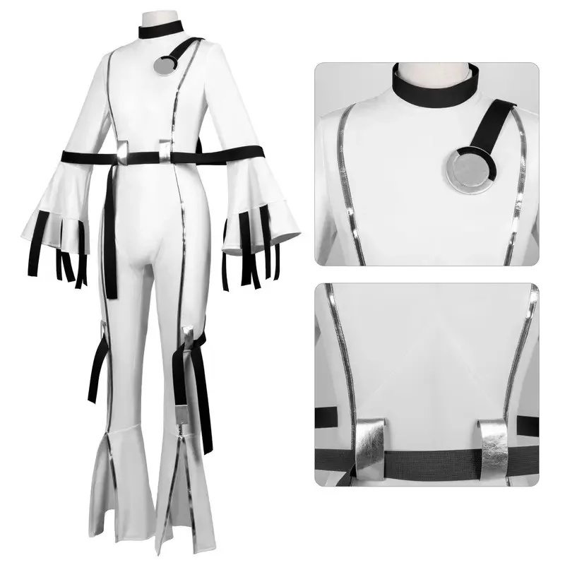 

a7d@Code Geass Queen CC Cosplay Costume Witch Black Uniforms Wig Accessory Suit Anime Halloween Carnival Outfit For Women Girlsa
