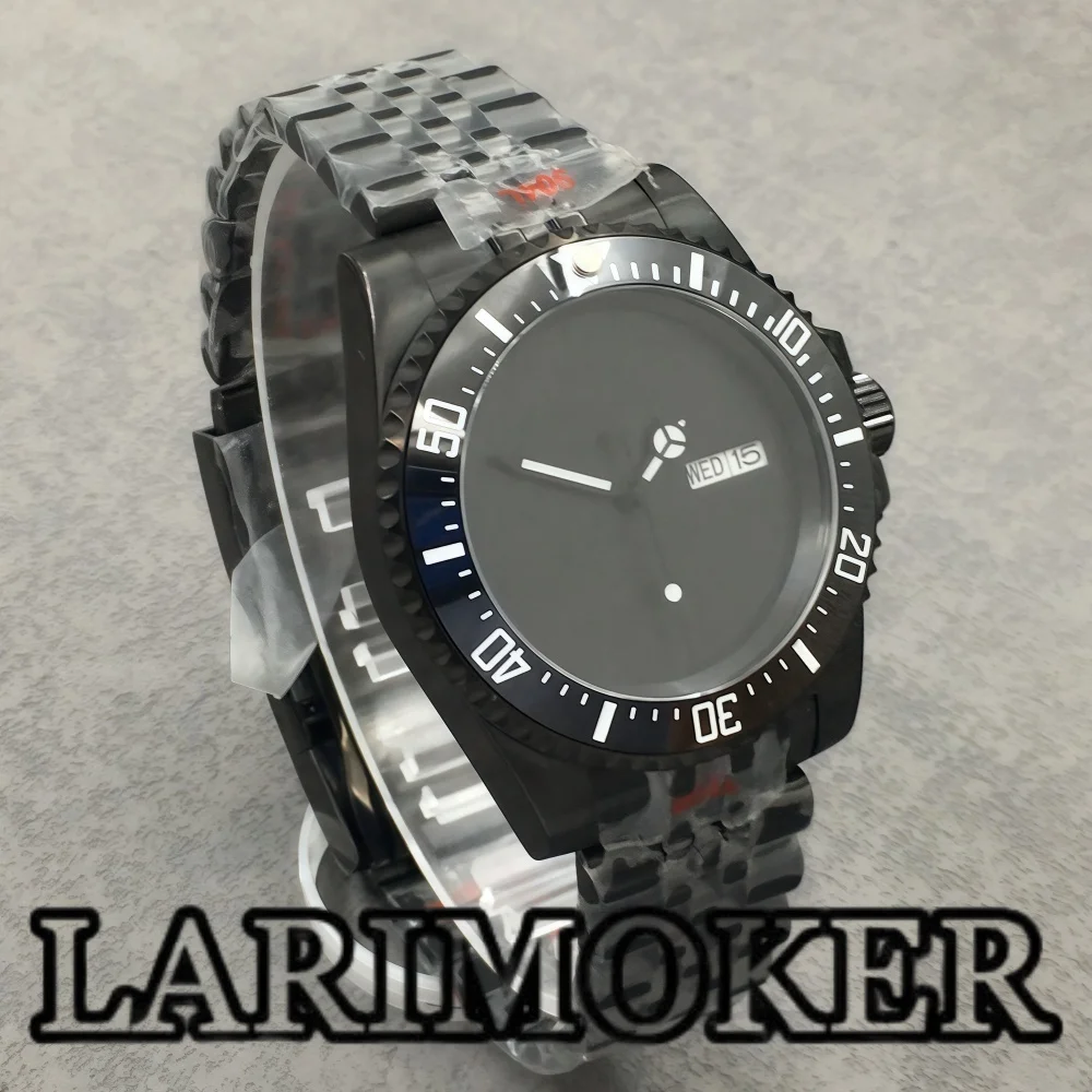 LARIMOKER 41mm Diving Automatic Mechanical Men's watches NH36 Movement Ceramic Bezel Waterproof Date Stainless Steel Watch