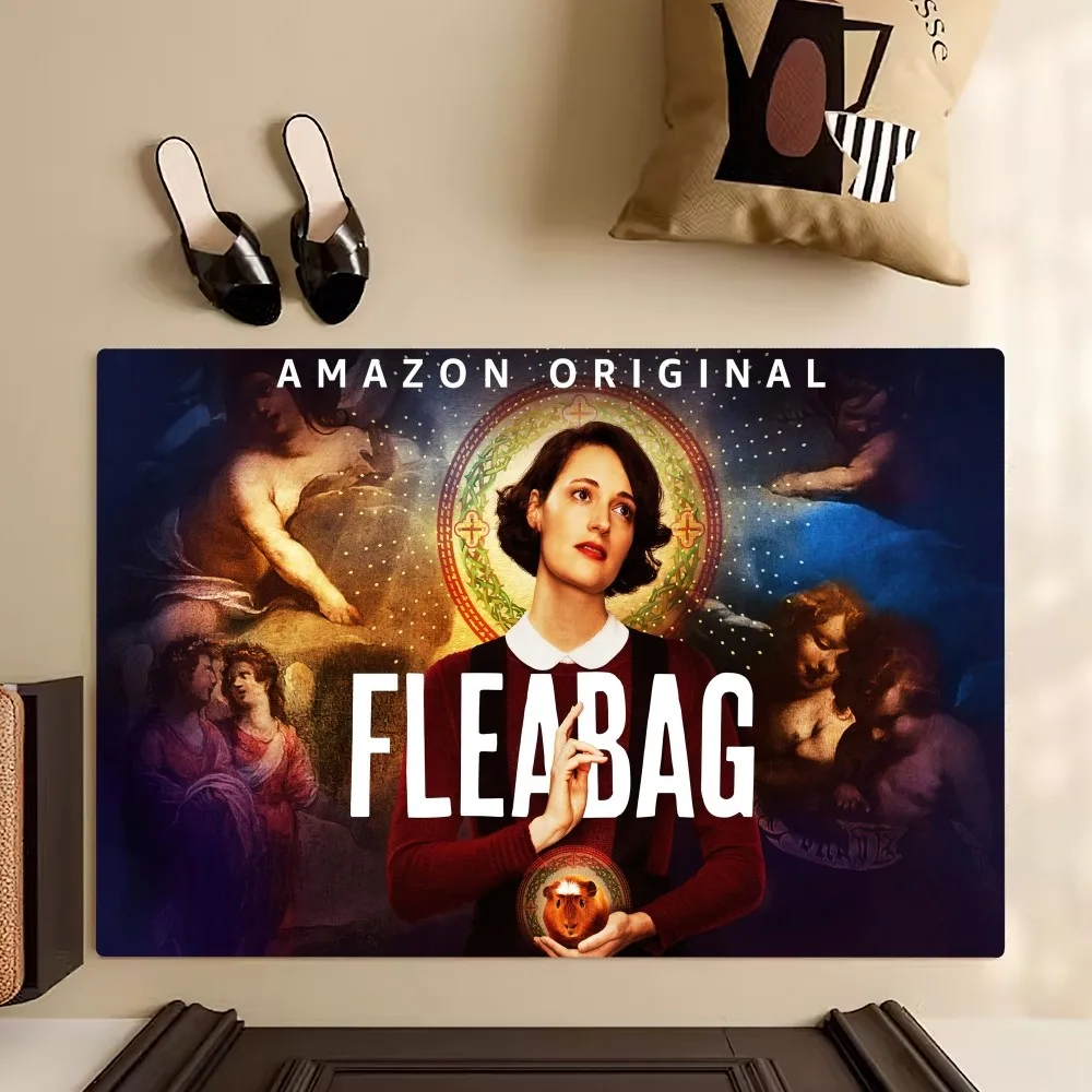 Humorous Comedy Tv Show Fleabag Floor Mat Bedroom Kitchen Door Bath House Super Absorbent Foot Non-slip