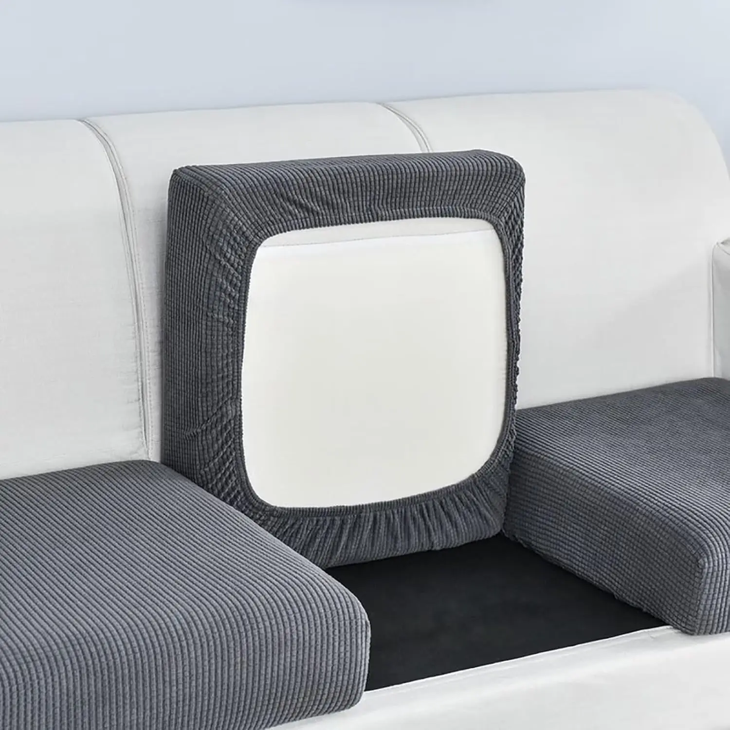 Universal Stretch Velvet Sofa Seat Cushion Covers
