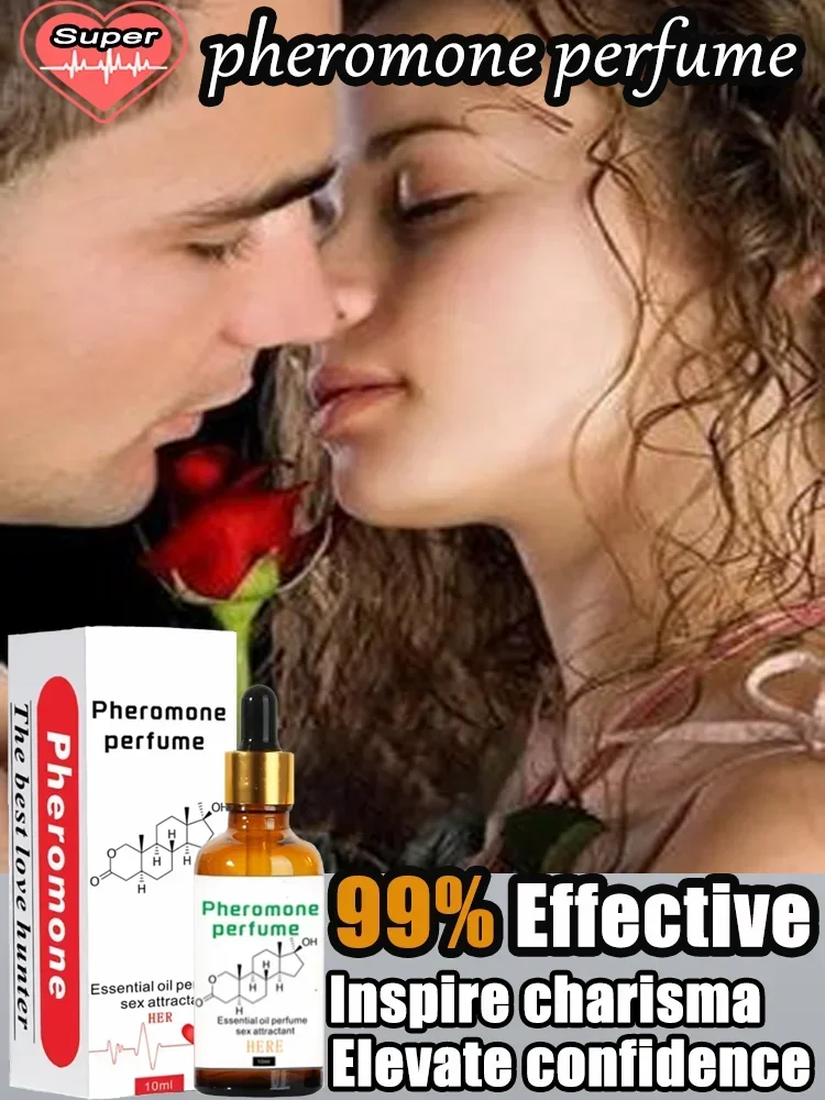 Long-Lasting Fragrância Feromone Perfume, Adequado para Namoro Sexual, Romancing, Namoro Lady, Glamour, Óleo Essencial