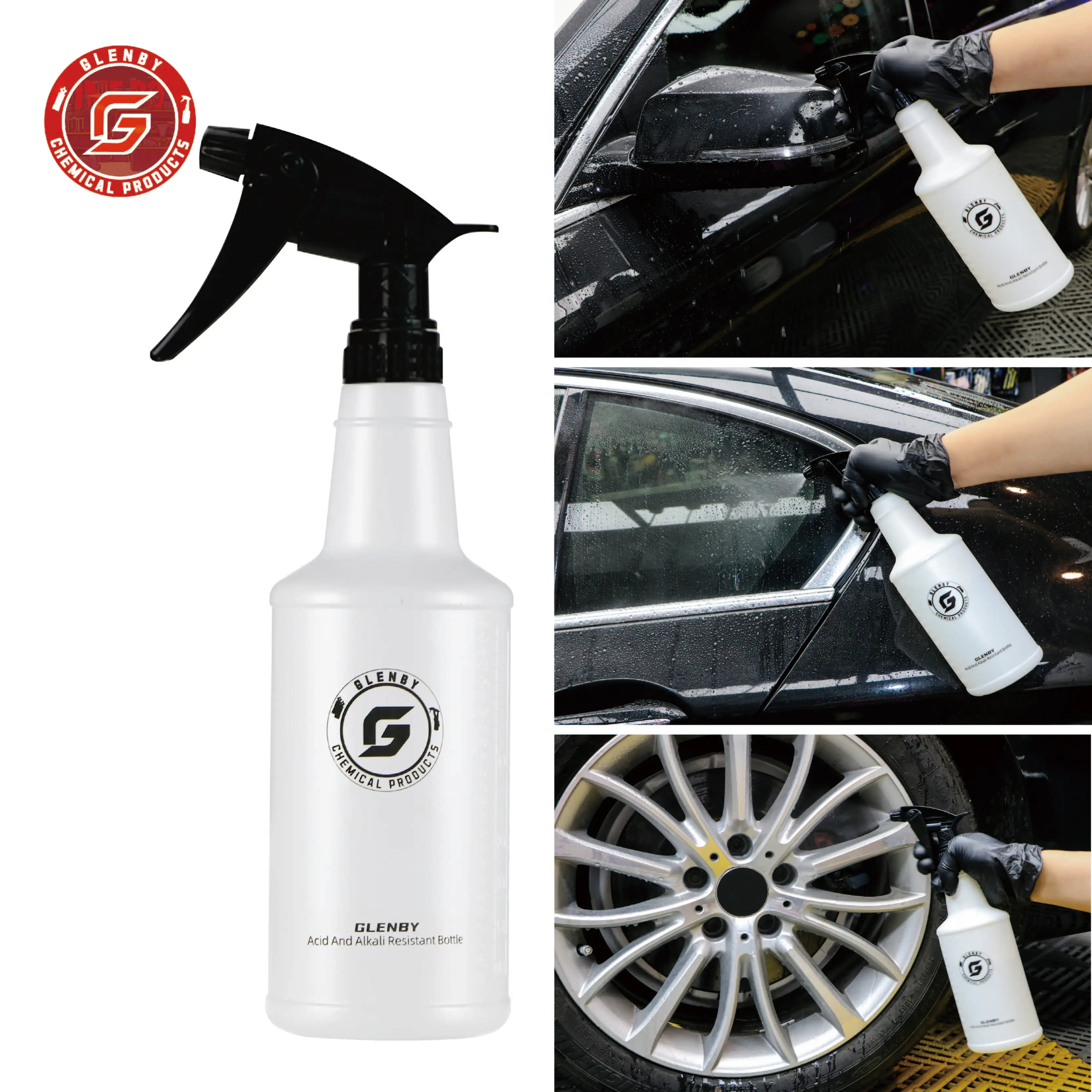 1-3 pcs Plastic Spray Bottles - Adjustable Spray Bottles for Cleaning Solutions - No Leaks and Clogs - Spray Bottles for Plants