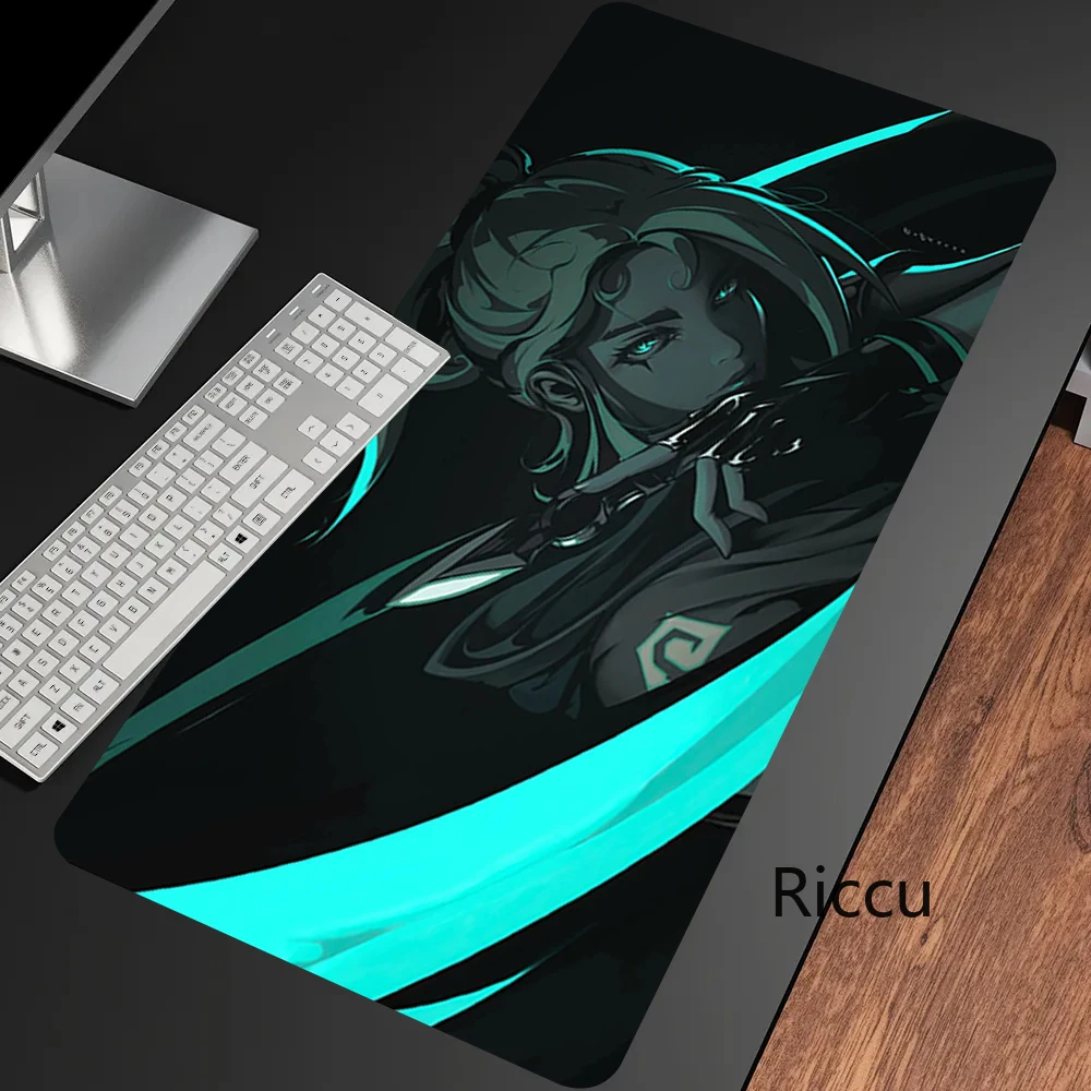 XXL Keyboard Hot Mausepad Gaming Valorant Mouse Pads Table Mats Gamer Girl Desk XL PC Cabinet Carpet Kawaii Gamers Accessories