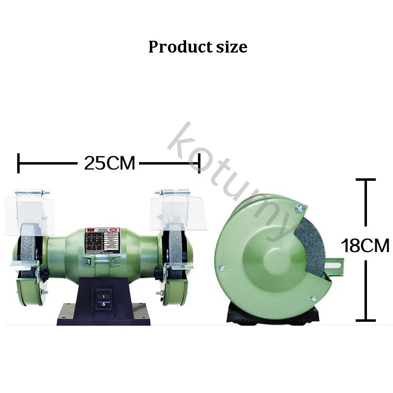 125MM 120W Desktop Grinding Machine 5-inch Mini Polishing Machine Industrial Grade Bench Grinder