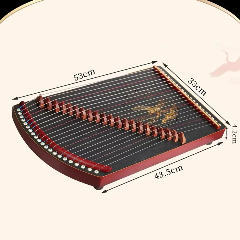 Guzheng Instrument Wooden Musicalinstruments Kids Portable Guqin Harp Musical Traditional Adults Rare Musical Instruments