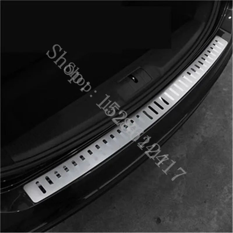 Car Accessories for VW Volkswagen Sharan 2012 2013~2018 styling rear outer bumper protector trim door sill scuff cover plate