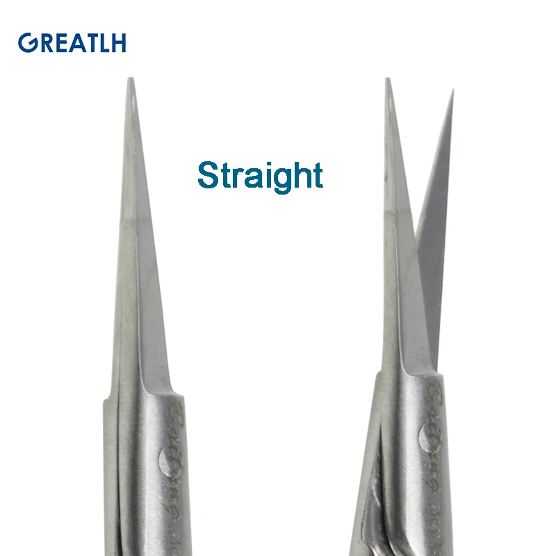 1pcs Stainless Steel Tissue Scissors Straight Curved Autoclavable Medical Scissors 10cm